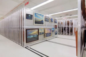Museum archival storage with Dexion solutions.